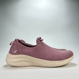 Skechers Ultra Flex 3.0 Mauve Comfort Slip On Walking Shoes 149858 Womens Sz 7.5